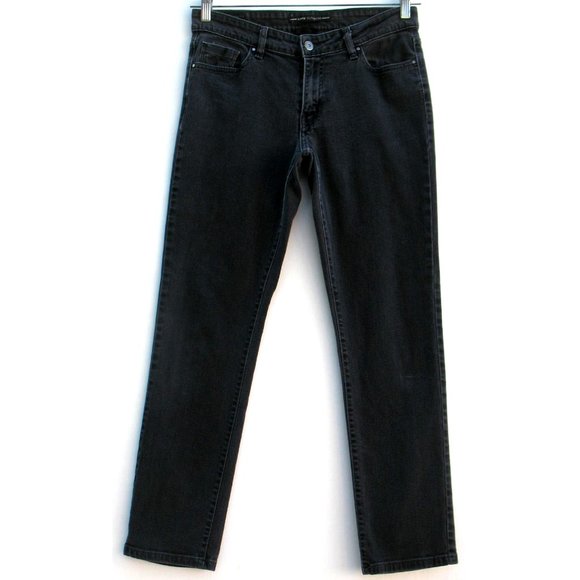 Levi's Mid Rise Skinny Black Fade Stretch Sz 10 M - Picture 2 of 6